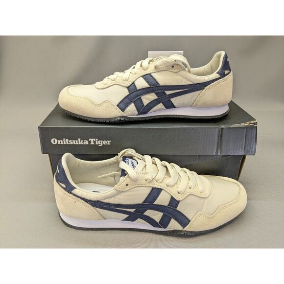 Onitsuka Tiger SERRANO 1183B400 200 Birch/Peacoat, Size US 5.5, Minor Box Damage - Picture 7 of 12